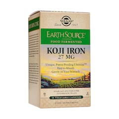 Solgar Earth Source Food Fermented Koji Iron 30 Capsules